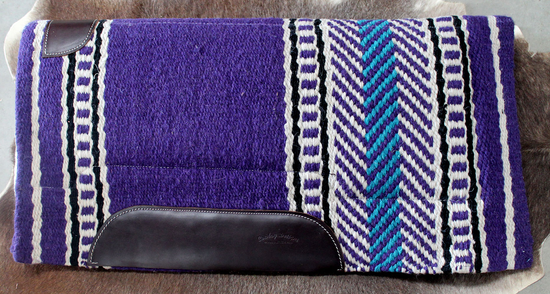 Wool Western Show Horse Trail SADDLE PAD Rodeo Blanket Tack 3850 eBay