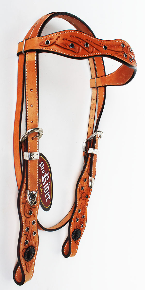 Horse Show Saddle Tack Rodeo Bridle Western Leather Headstall 7838H eBay