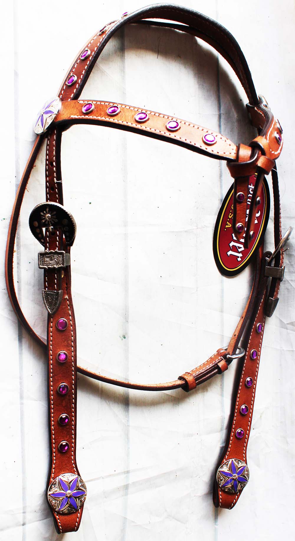 Horse Tack Bridle Western Leather Headstall 9213HBCO10 eBay