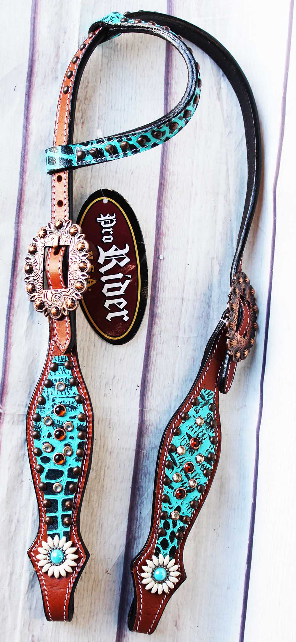 Horse Tack Bridle Western Leather Headstall 80194HA eBay