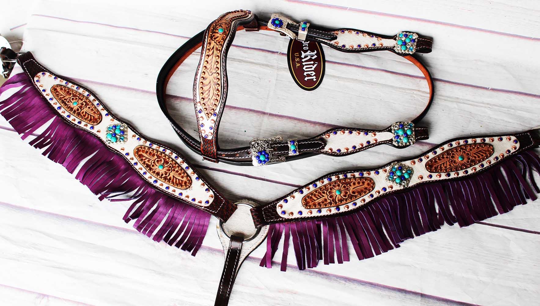 Horse Tack Bridle Western Leather Headstall Breast Collar 80200B eBay