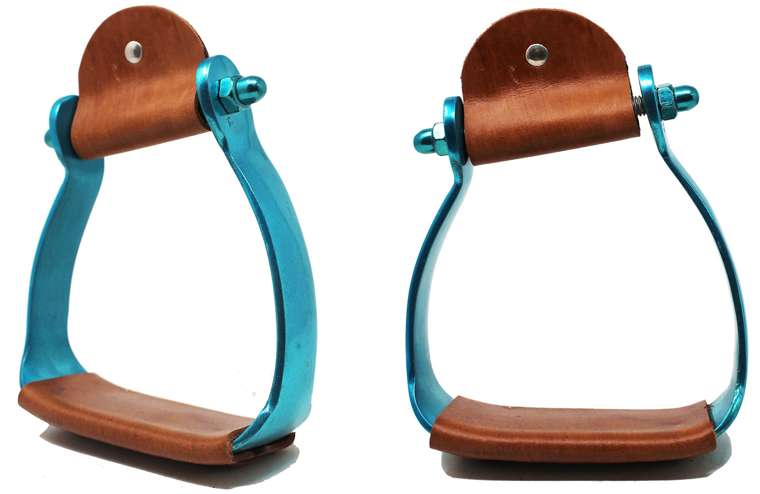 Horse Saddle Angled Slanted Horse Turquoise Aluminum Stirrups 51134TR 688952359003 eBay