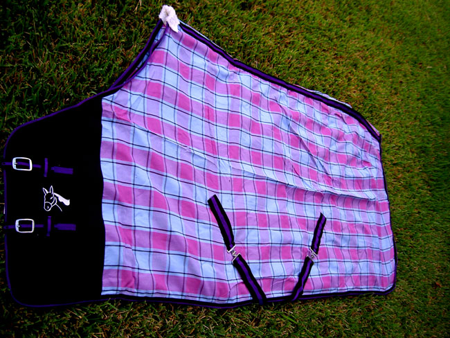 Horse Cotton Sheet Blanket Rug Summer Spring Turquoise Purple 5316 Horse Cotton Sheet Blanket Rug Summer Spring Turquoise Purple 5316