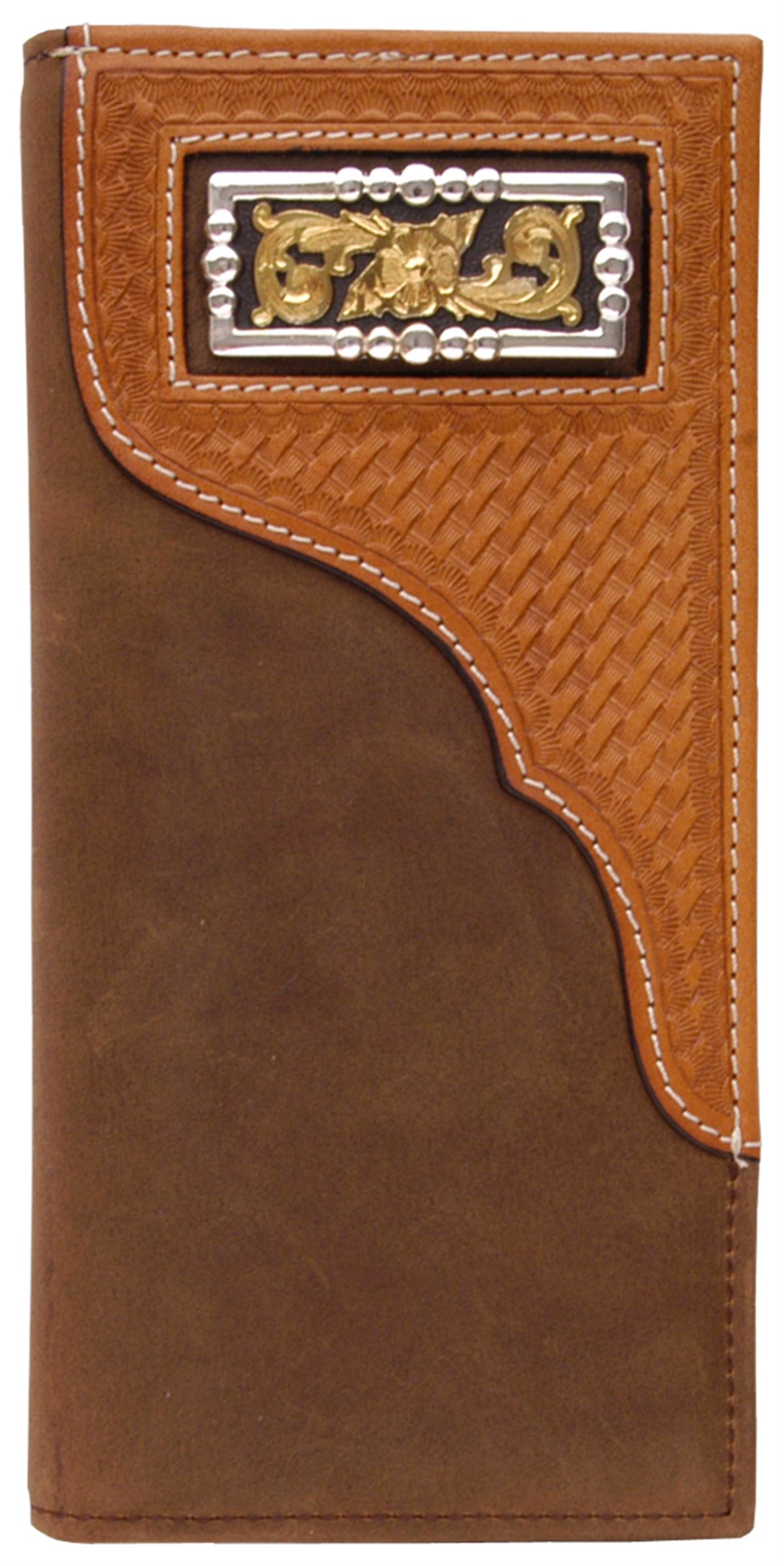 3D Brown Western Rodeo Wallet 27W472