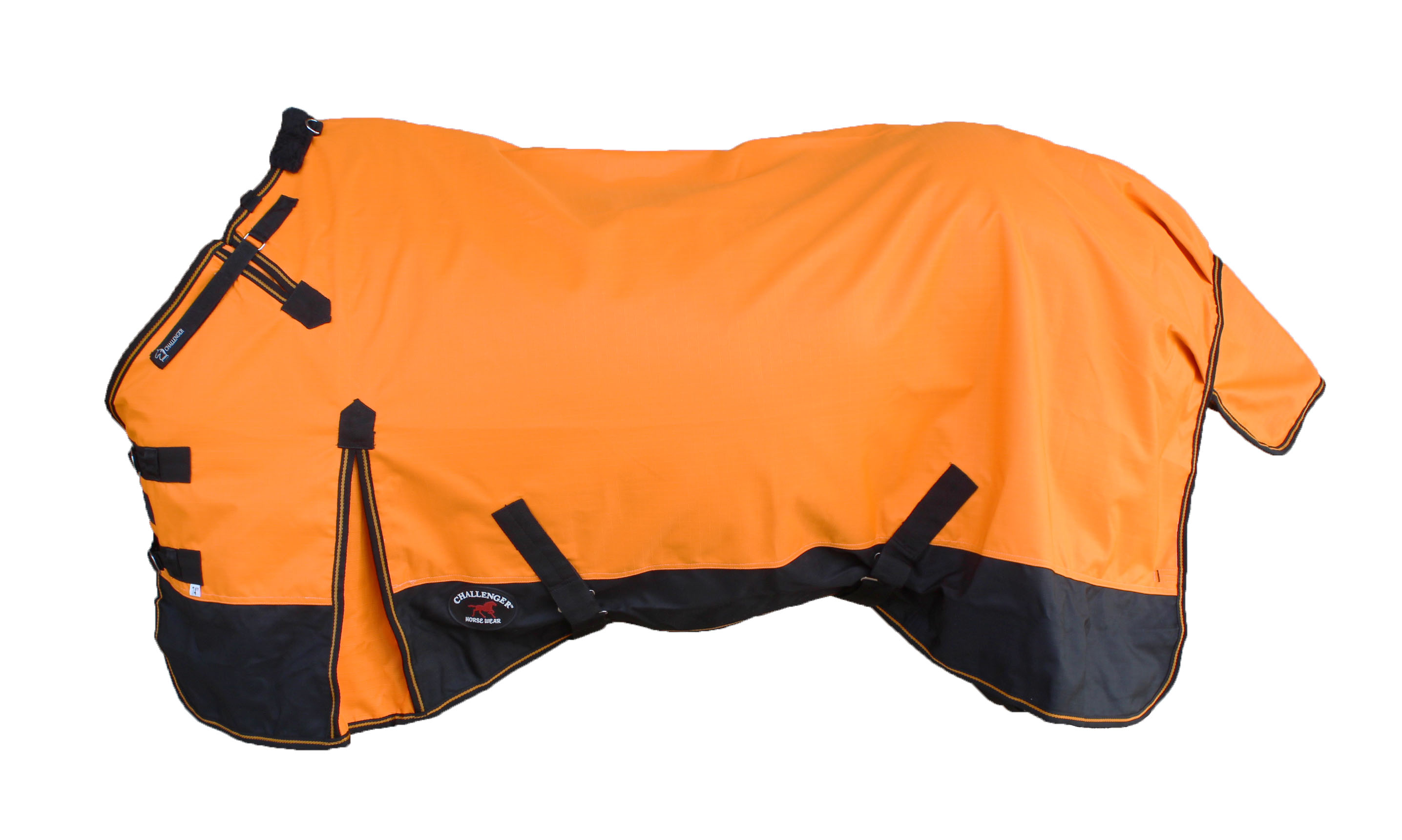 1200D Turnout Waterproof Rain Horse SHEET Light Winter Blanket Orange