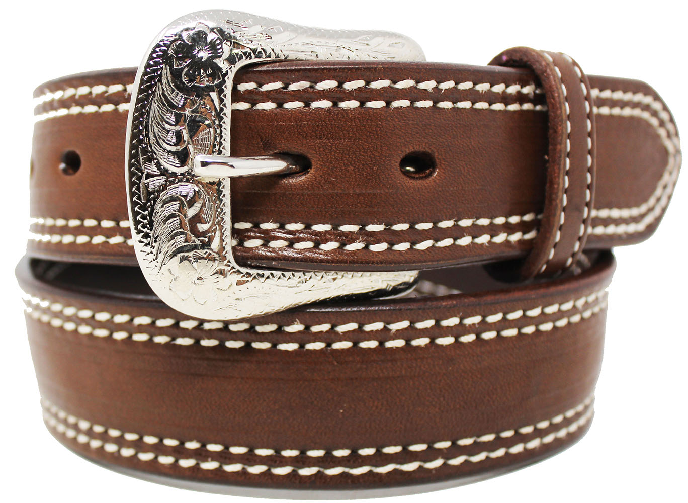 Men's Western Rodeo Heavy Duty Full-Grain Leather Belt 26RT09 | eBay