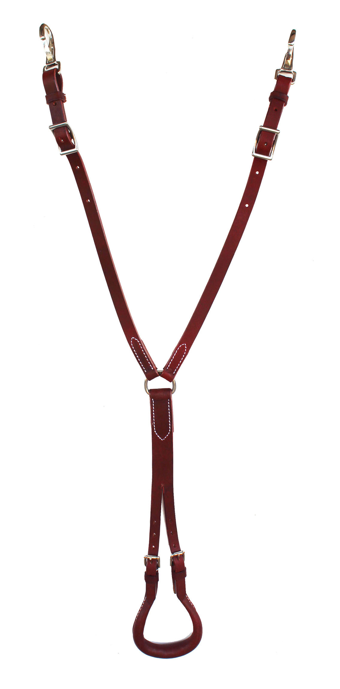Horse Mahogany Red Amish Western Working Tack Latigo Leather Double Strap
