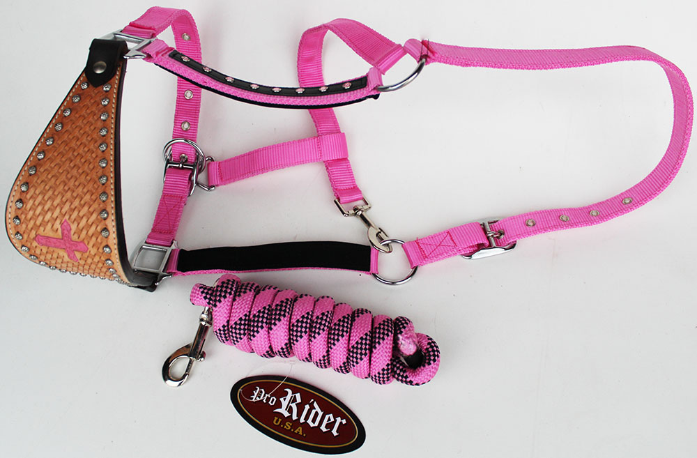 Bandeau de nez attache cuir bronc cheval HALTER attaché corde