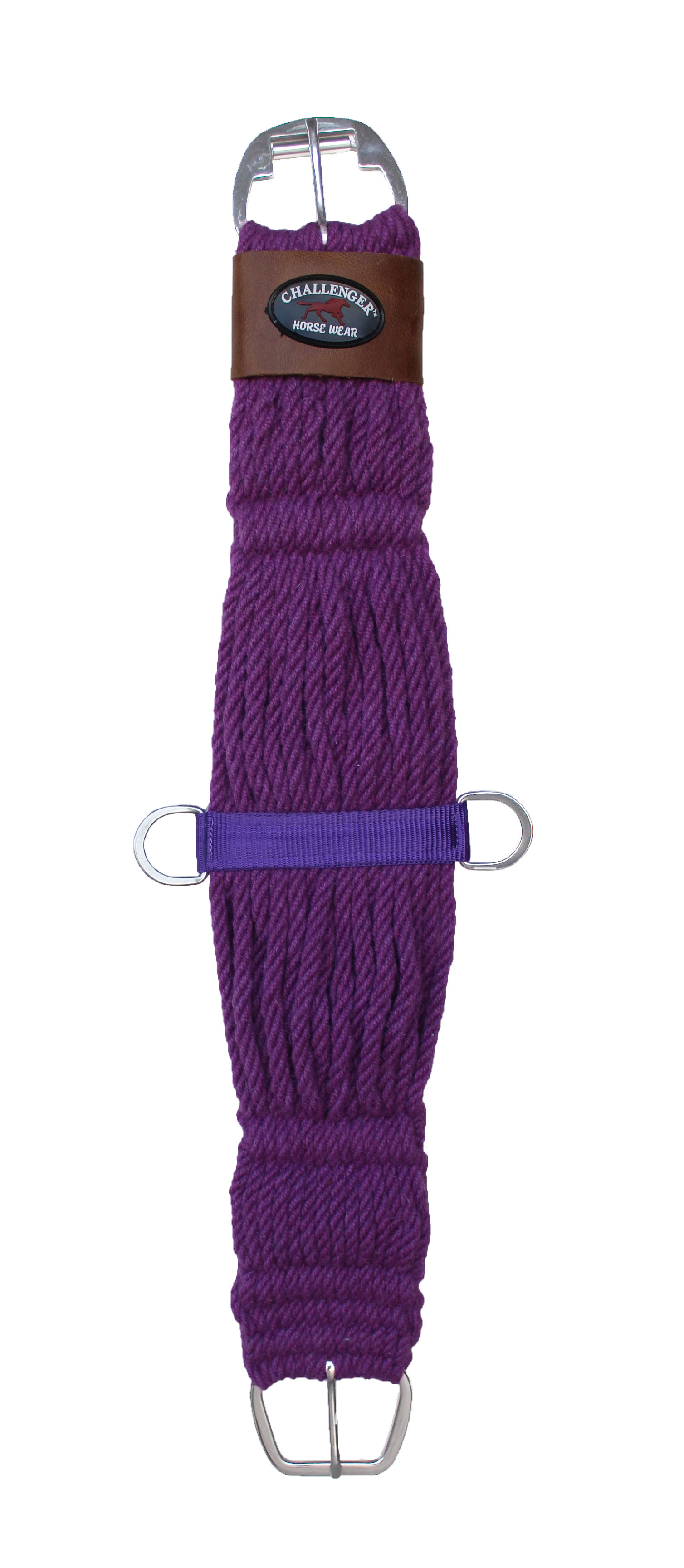 Western 27 Strand Double Weave Purple Mohair Roper Cinch 97RT07PP - Picture 2 of 3