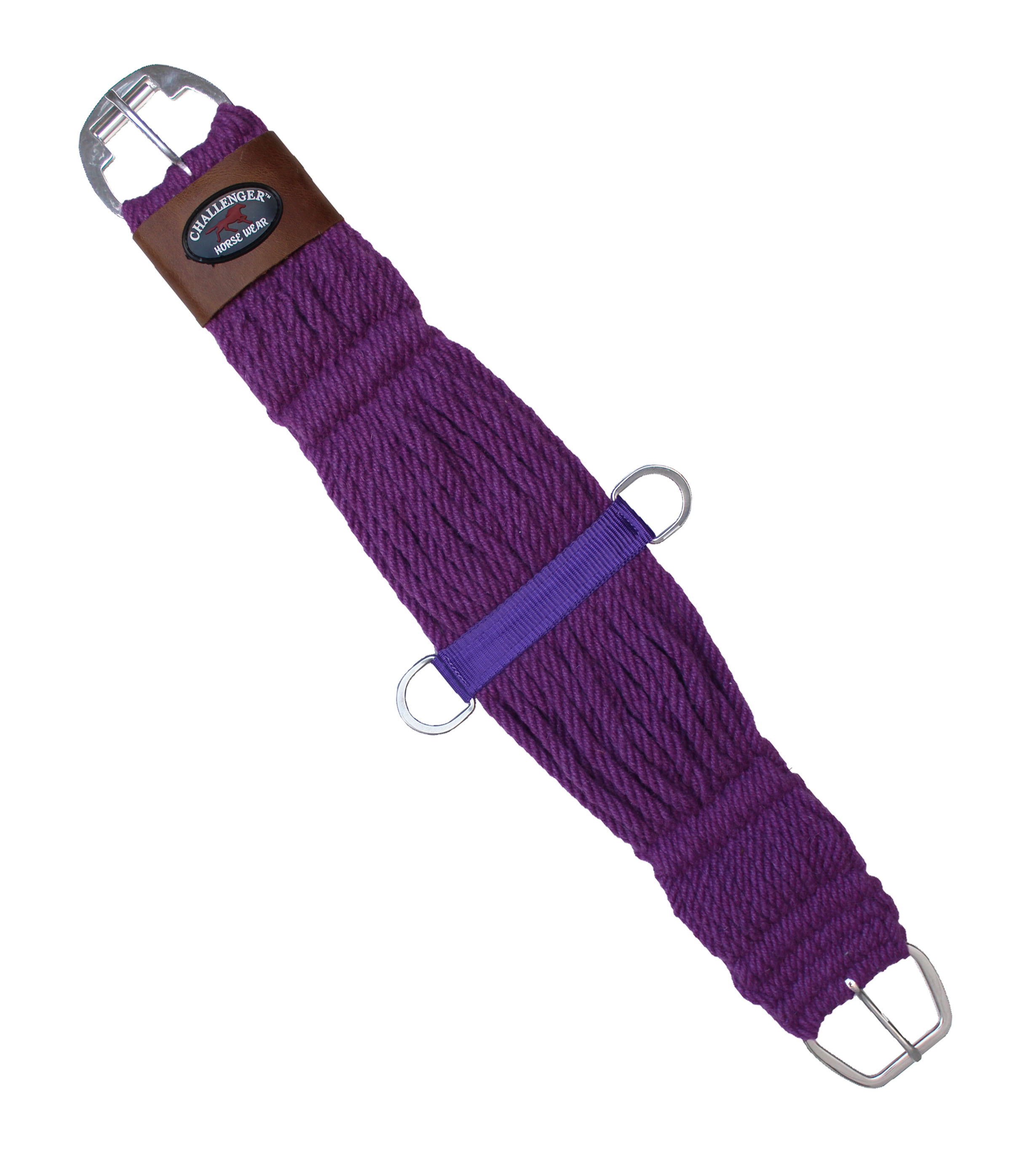 Western 27 Strand Double Weave Purple Mohair Roper Cinch 97RT07PP - Picture 1 of 3
