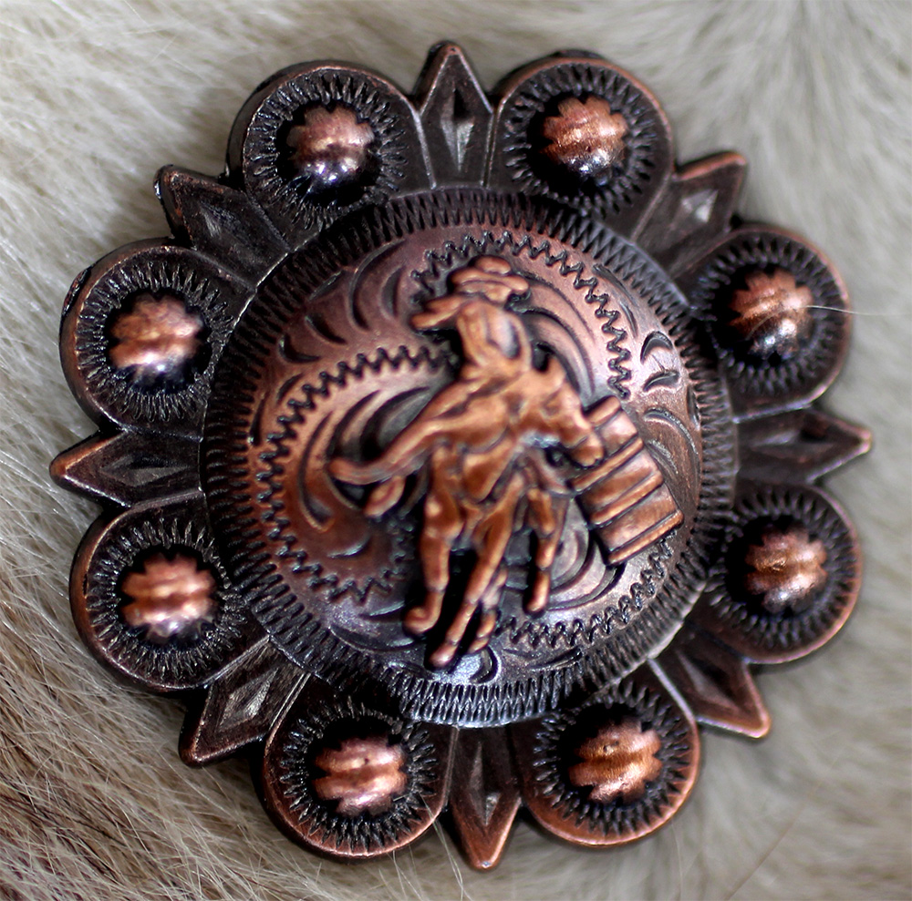 Set 4 Conchos Rhinestone Horse Saddle Western Bridle Berry Co339 eBay