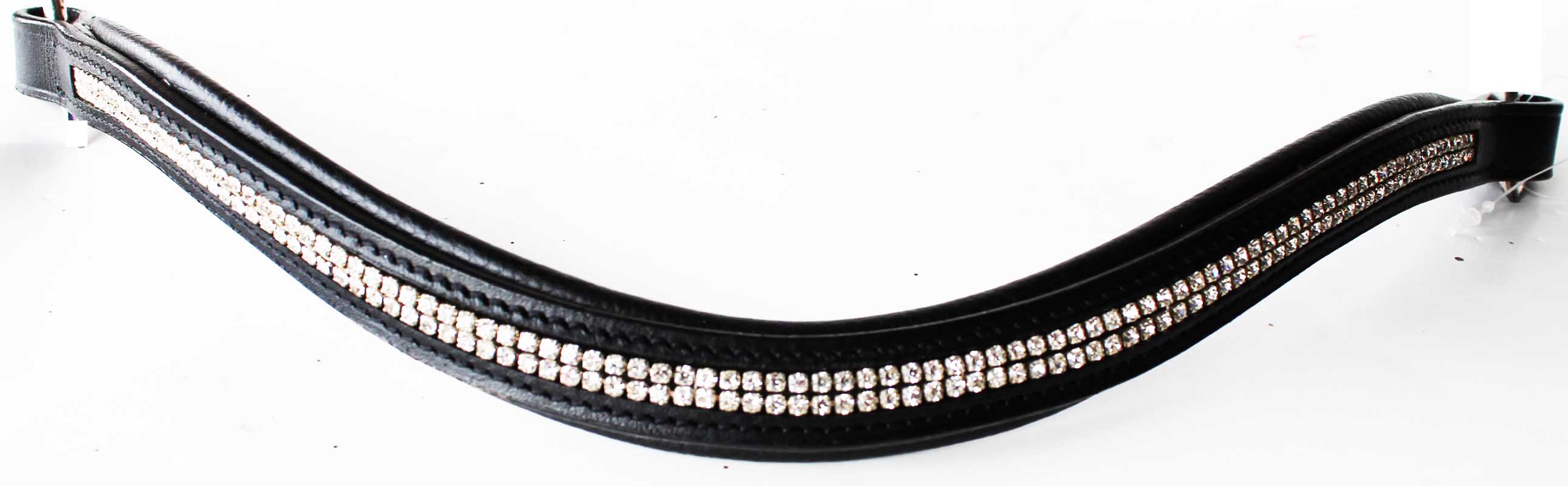 Sparkly Crystal Browband For Horse Bridles – Padded, Bling Design For Dressage & Show