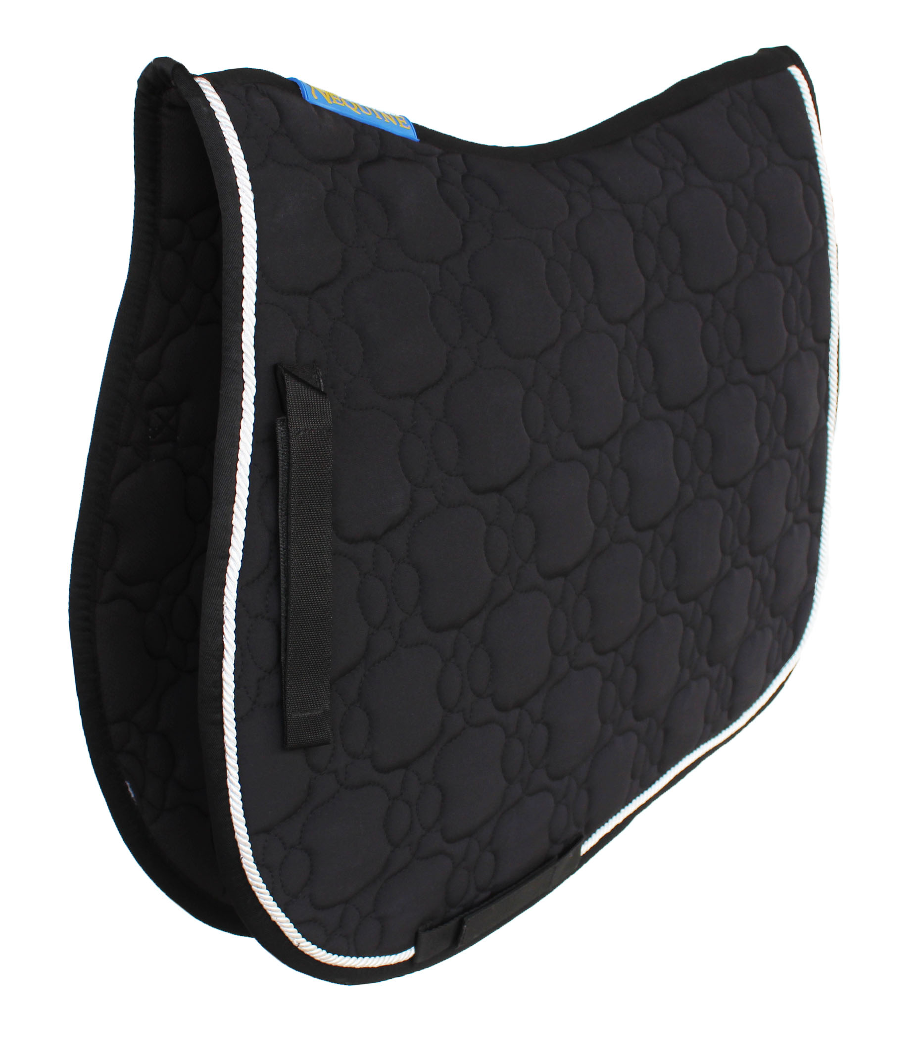 Horse Saddle Pad English AllPurpose Shock Absorbing Quilted Black