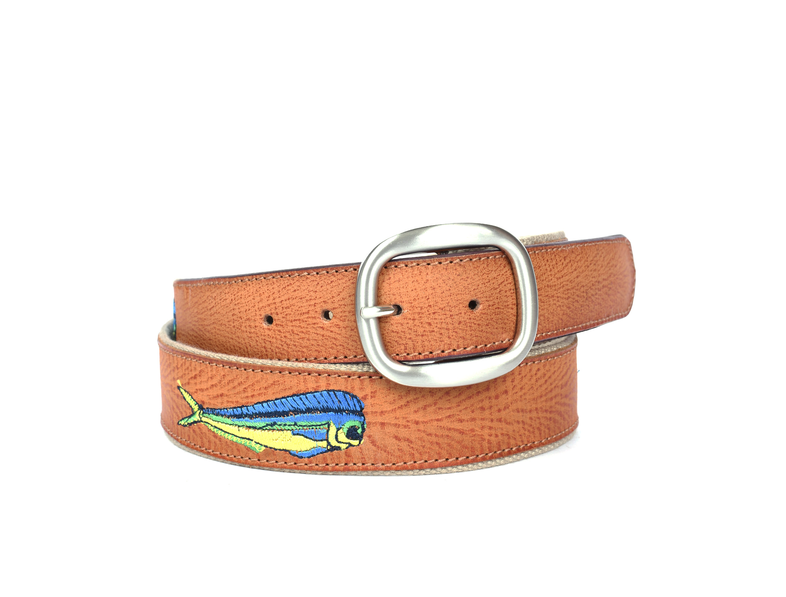 Herren Leder 1-1/2" breit Sport bestickt Gürtel 12AFBT3 - Bild 8 von 21