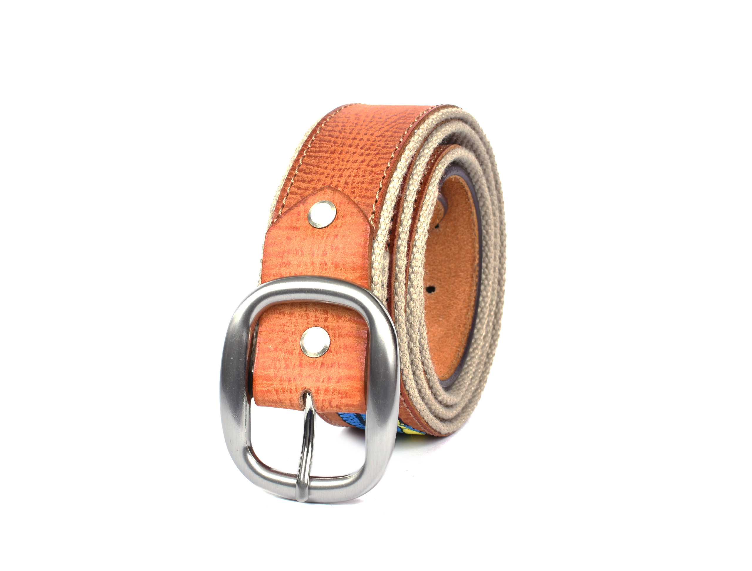 Herren Leder 1-1/2" breit Sport bestickt Gürtel 12AFBT3 - Bild 9 von 21
