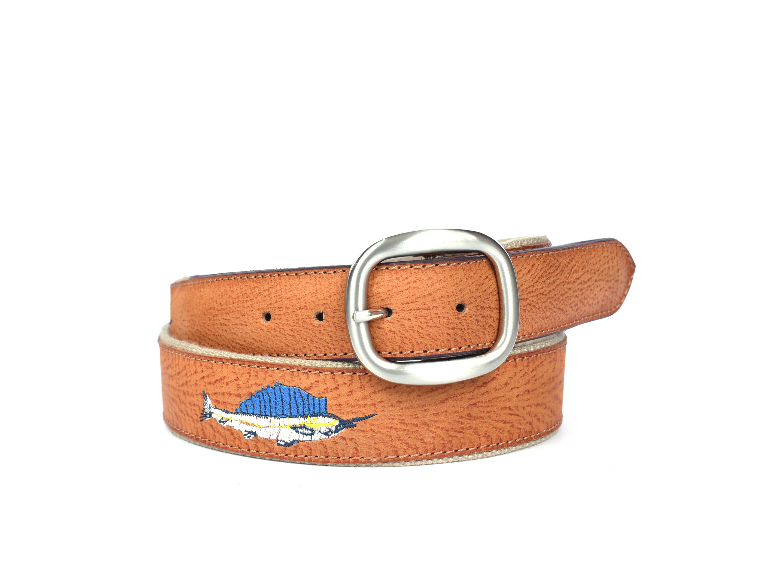 Herren Leder 1-1/2" breit Sport bestickt Gürtel 12AFBT3 - Bild 18 von 21