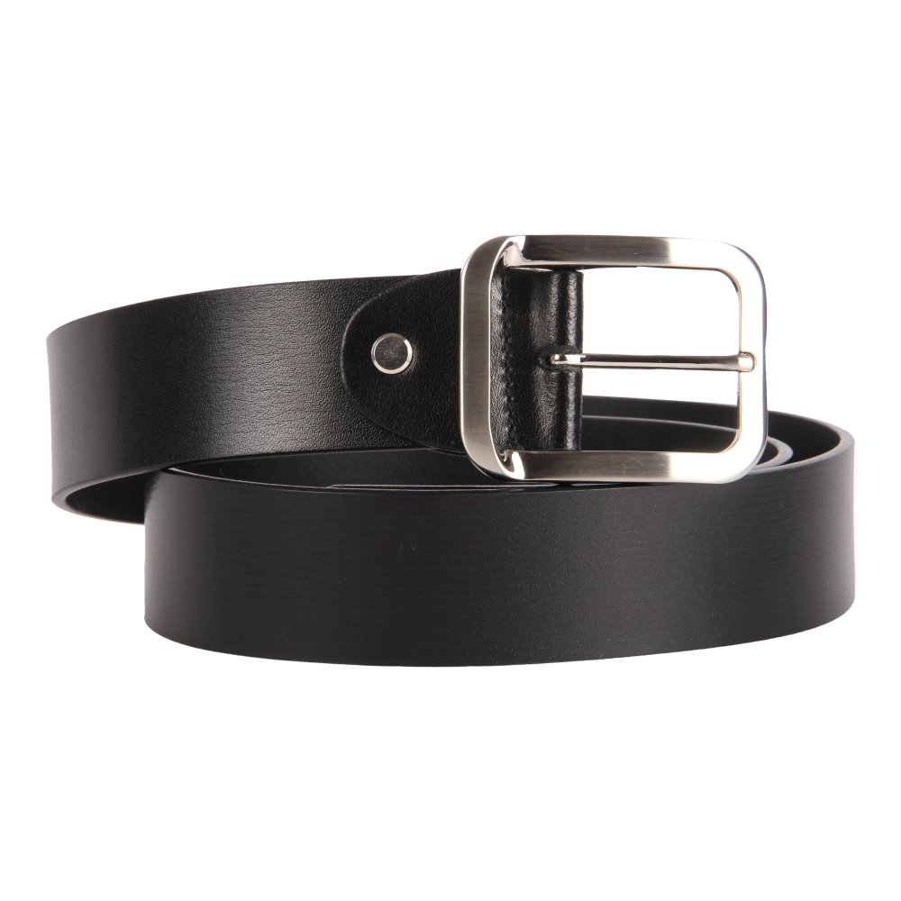 Affilare Men's Genuine Italian Leather Dress Belt 40mm Black Brown ...