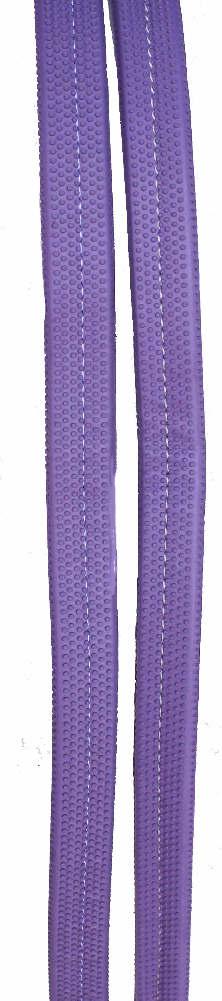 54" Horse English Black Leather Rubber Grip Schooling TRAINING Reins 805LR23 - Picture 6 of 15