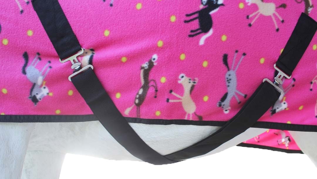 Horse Polar FLEECE COOLER Exercise Blanket Wicks Moisture 43EE01N - Picture 9 of 18