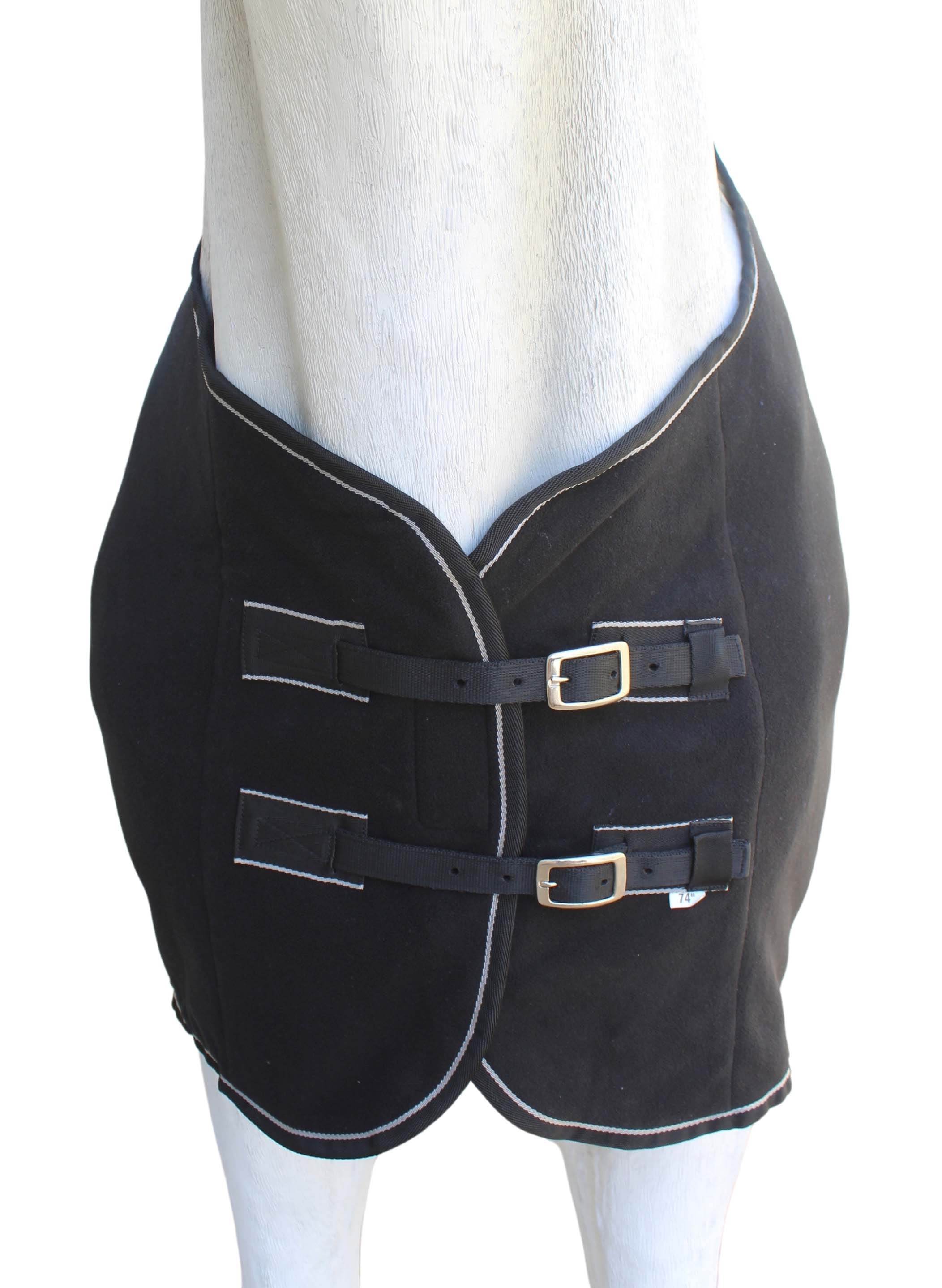 Horse Sheet Polar FLEECE COOLER Exercise Blanket Wicks Moisture 43F - Picture 6 of 41