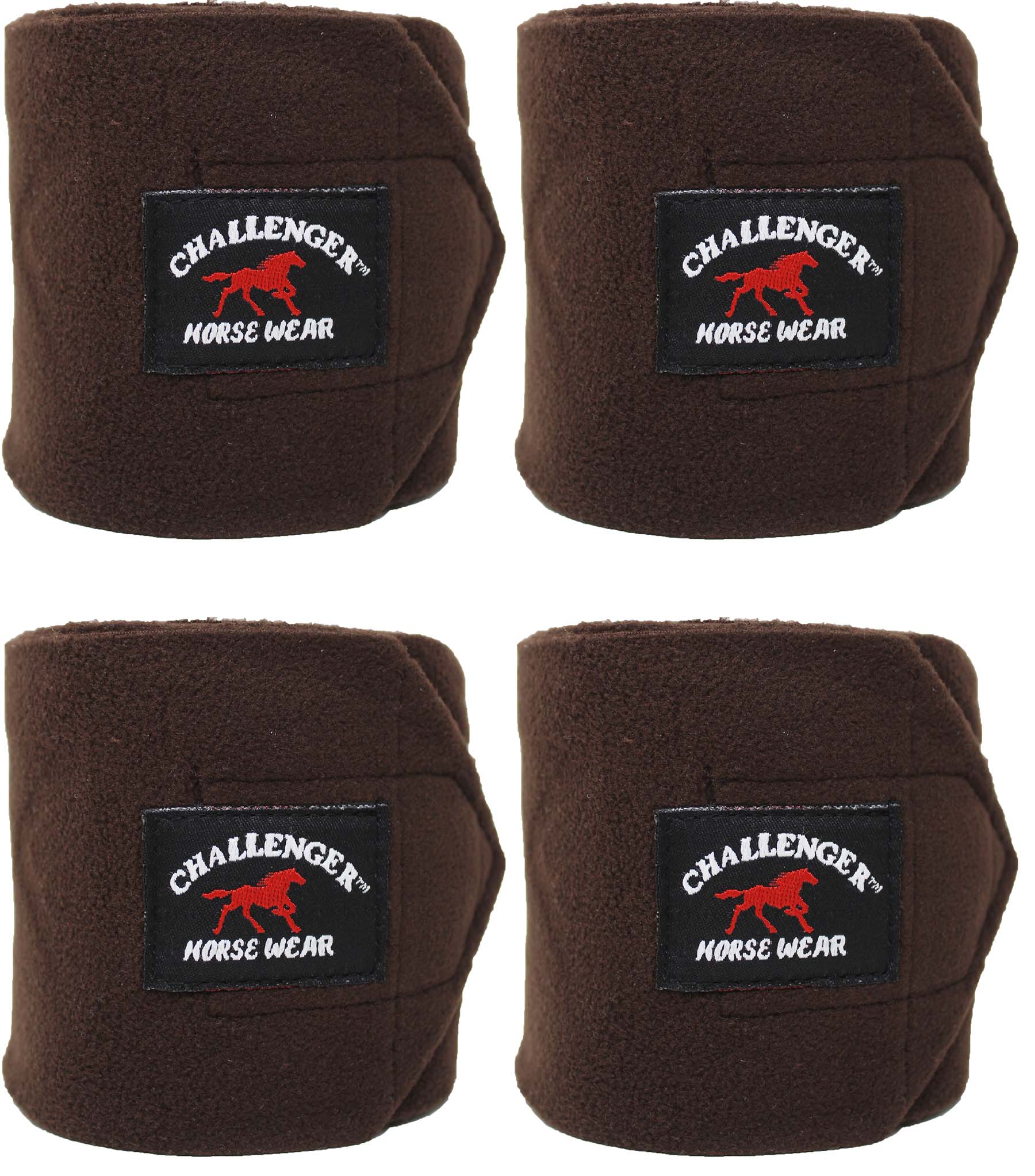 10ft Horse Grooming Leg Polo Wrap Set of 4 Soft Fleece 95R - Picture 8 of 34