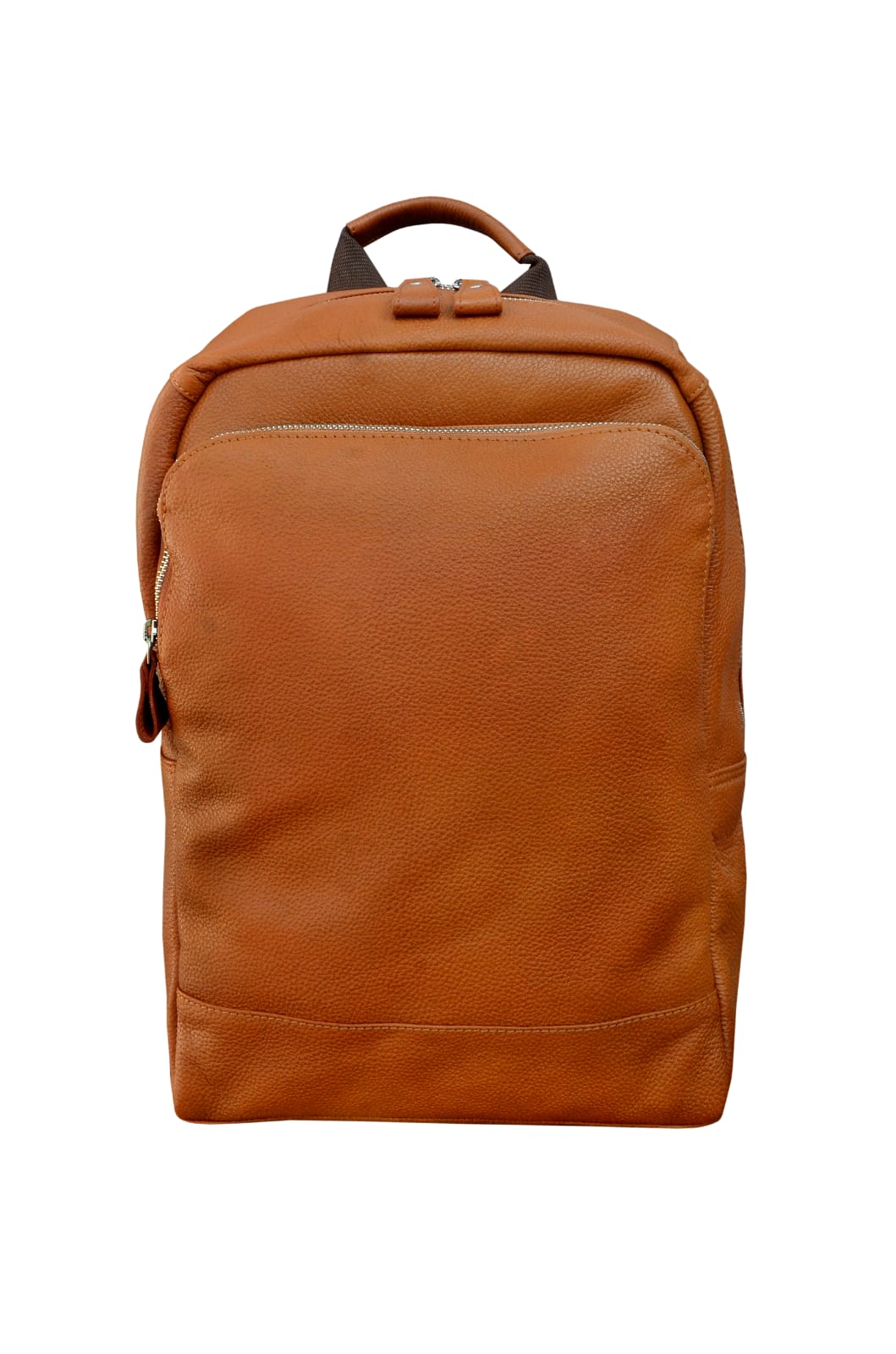 Full-Grain Pebbled Leather Casual Travel Work Backpack Laptop 18AXB09 - Picture 21 of 22