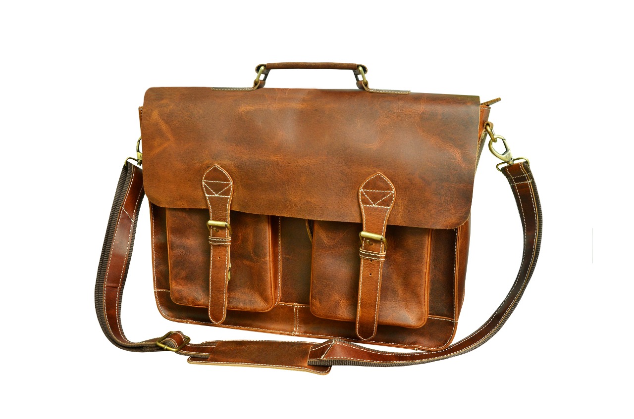 Hancrafted Distressed Tan Leather School Work Laptop Hancrafted Distressed Tan Leather School Work Laptop