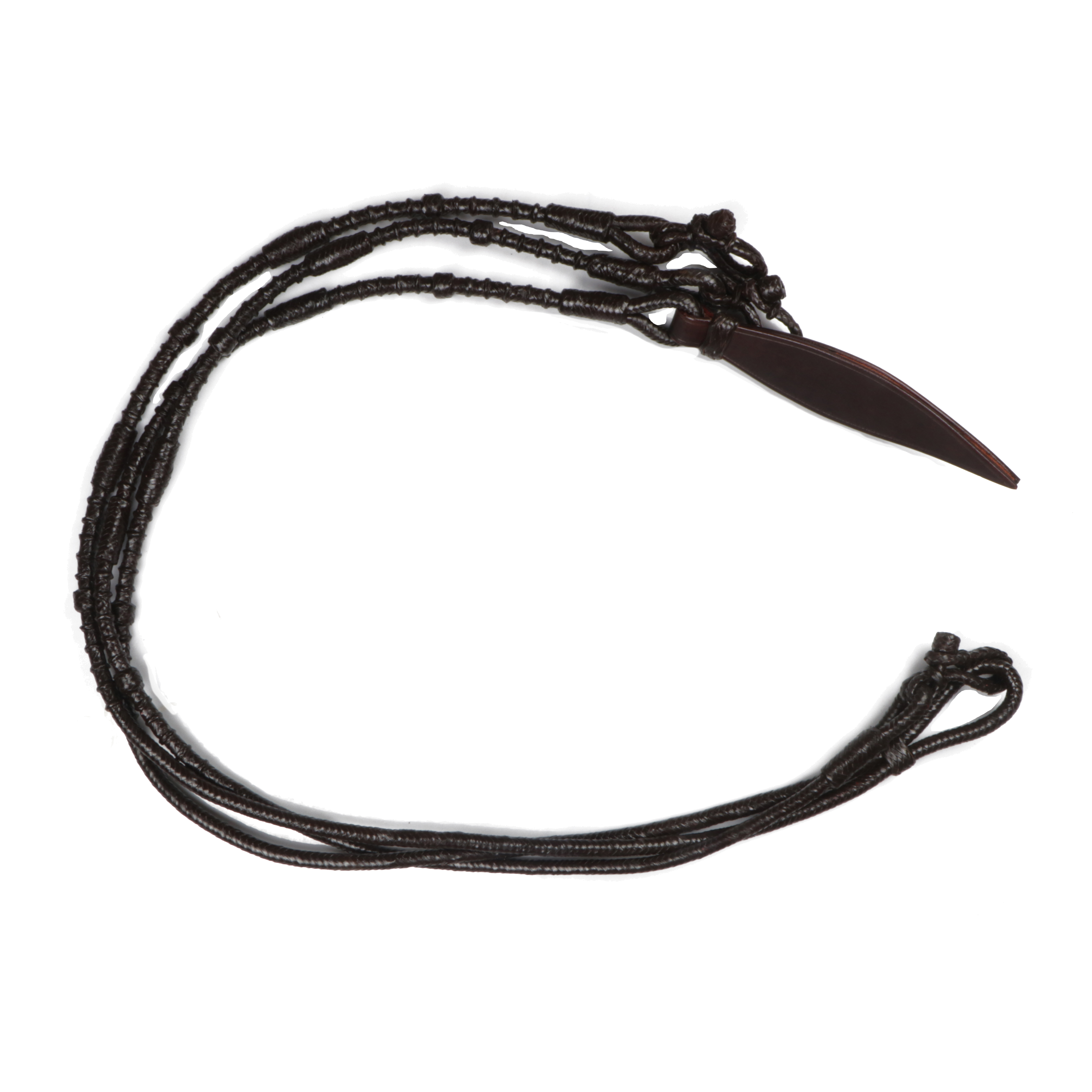Horse Western Tack Leather Rawhide Romel Romal Reins Tooled Popper 66BT - Picture 8 of 15