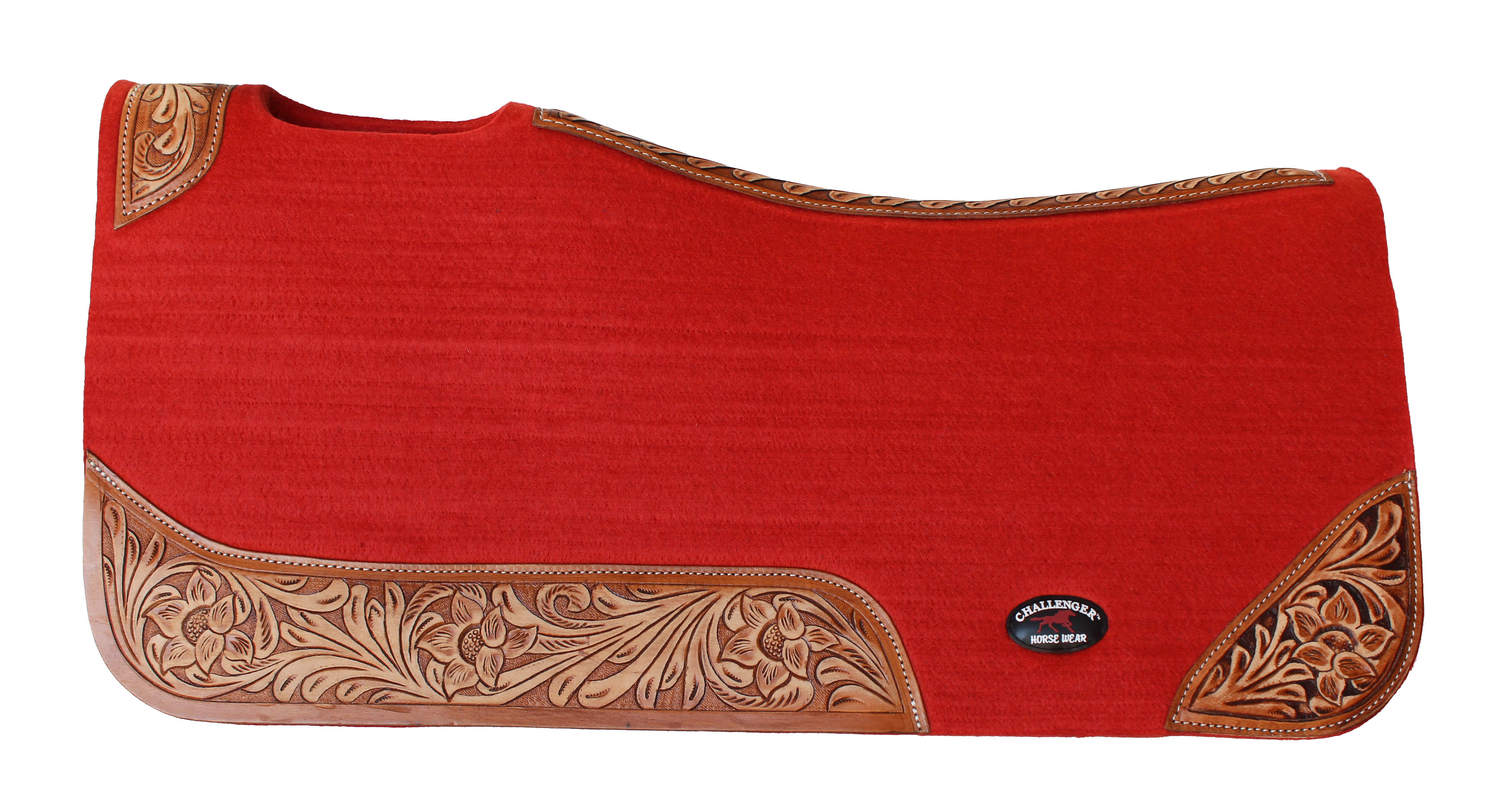 Red western saddle pad deals