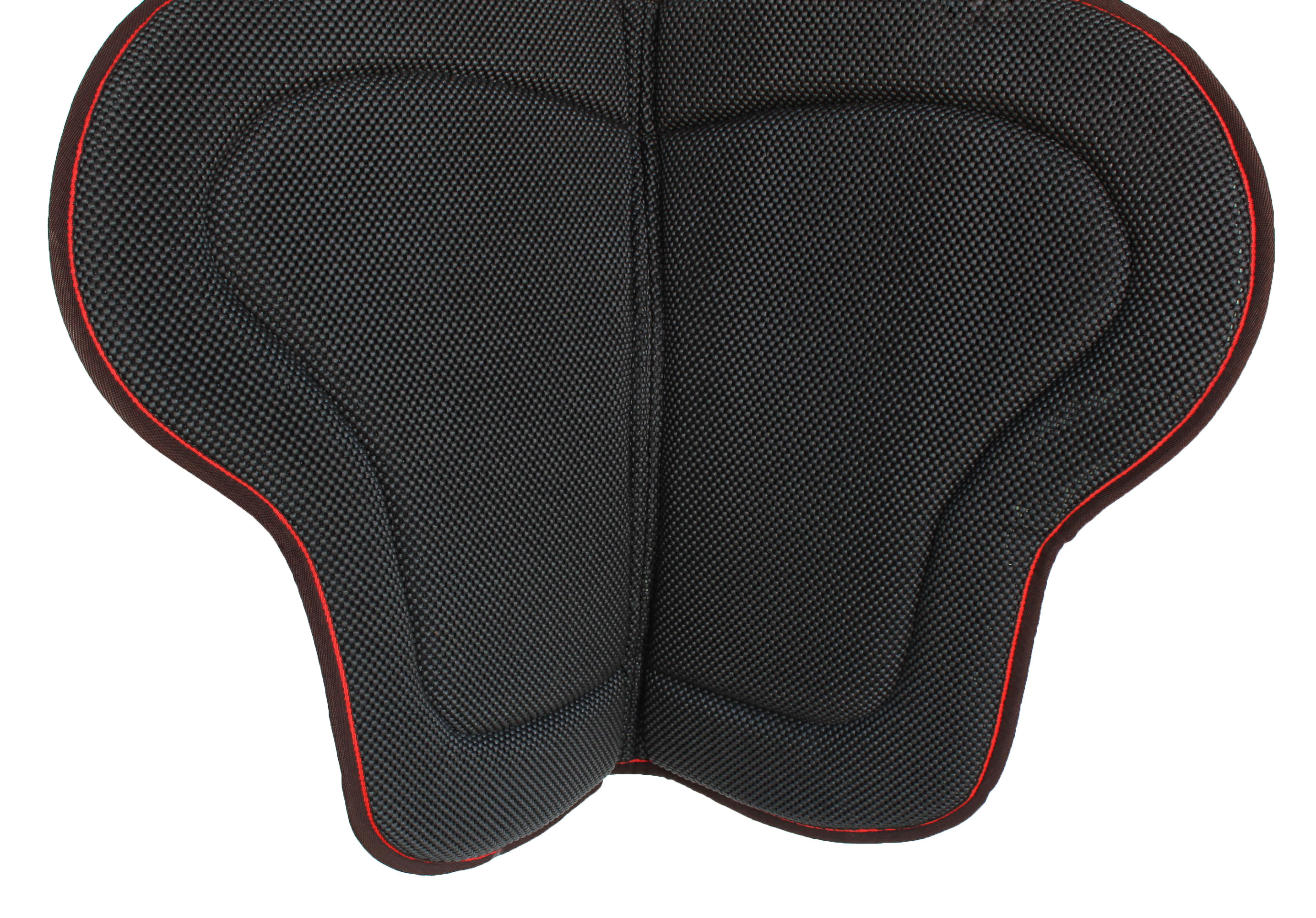 Almohadilla para montar caballo Western Endurance neopreno contorneado naranja 39196 - Imagen 3 de 5