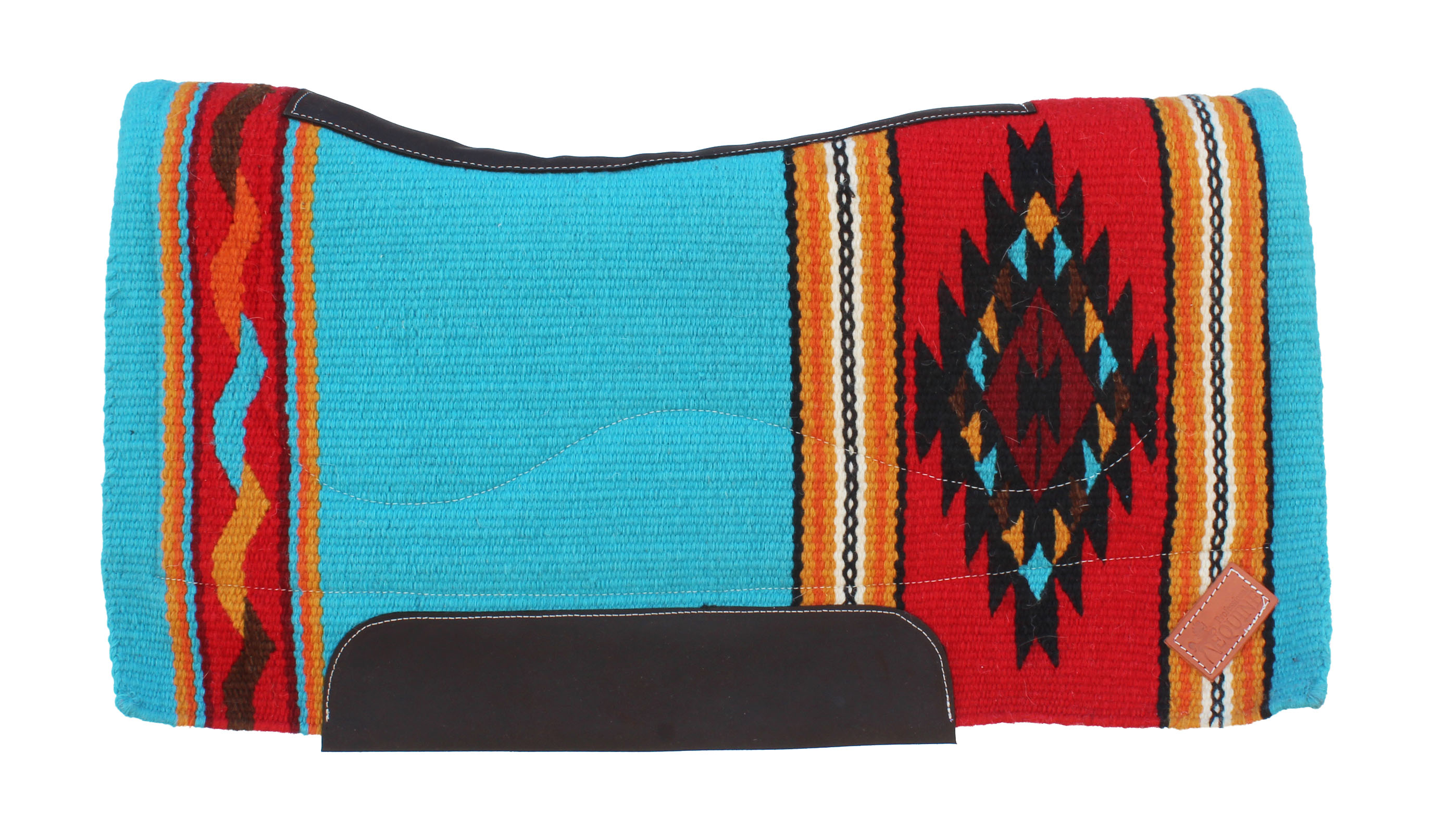 Horse Western Handwoven New Zealand Wool Contoured Felt Saddle Pad 3922HW - Picture 2 of 15