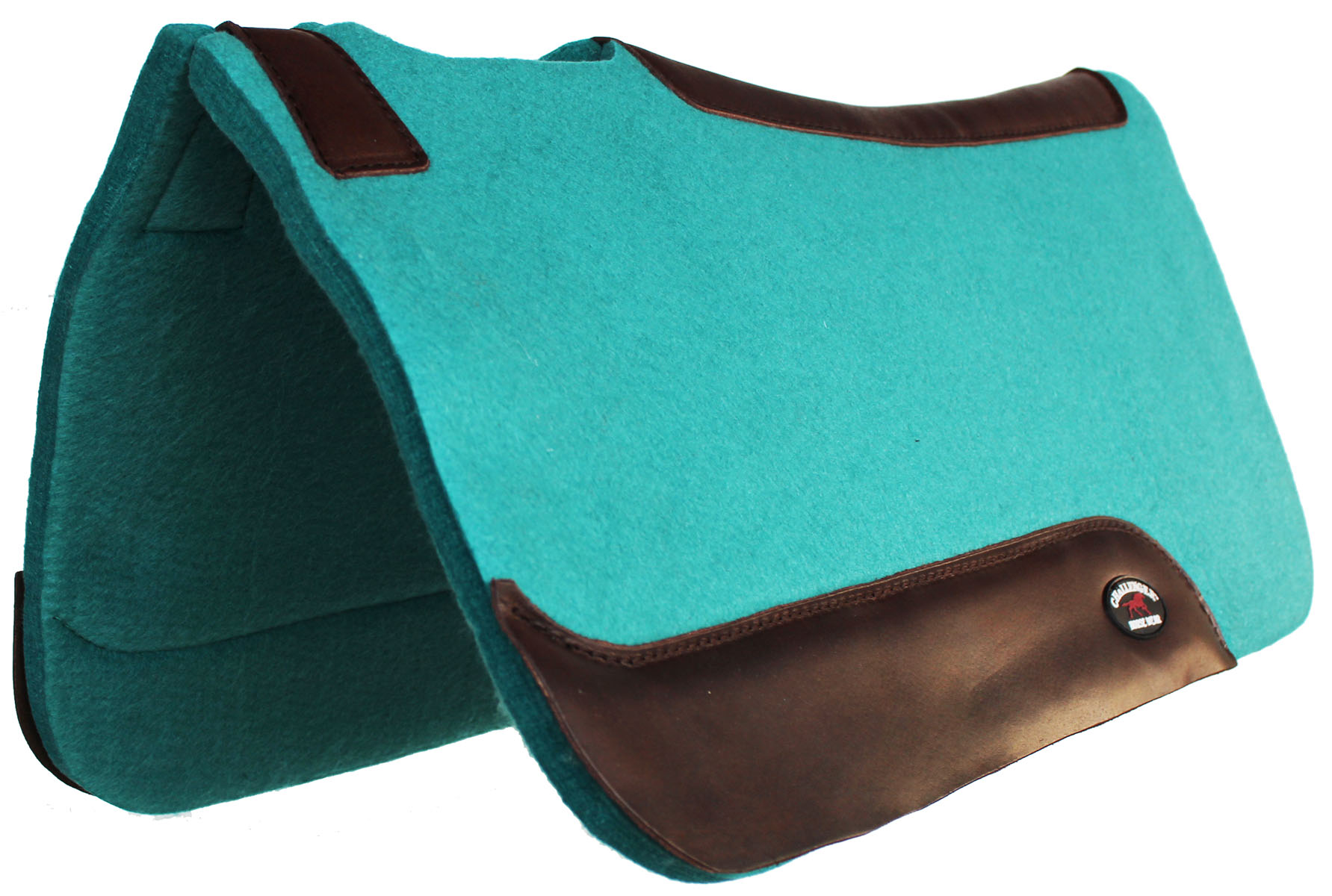 3/4" Thick Horse SADDLE PAD Western Contoured Wool Felt Moisture Wicking 39RT06 - Picture 28 of 39