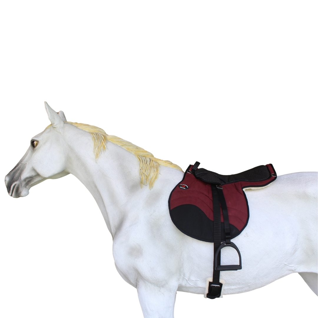 Horse English Western Trail Fleece Padded Adjustable Bareback Saddle Pad 39TS05 - 第 19/53 張圖片