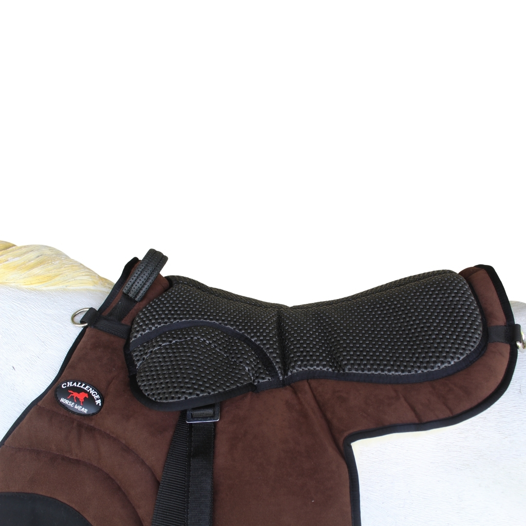 Horse English Western Trail Fleece Padded Adjustable Bareback Saddle Pad 39TS05 - 第 15/53 張圖片
