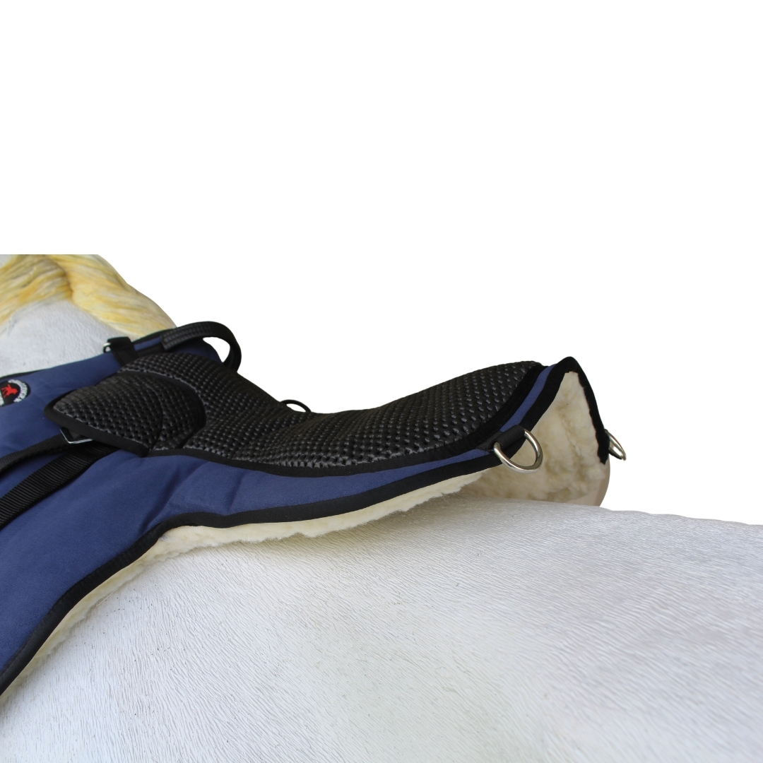 Horse English Western Trail Fleece Padded Adjustable Bareback Saddle Pad 39TS05 - 第 35/53 張圖片
