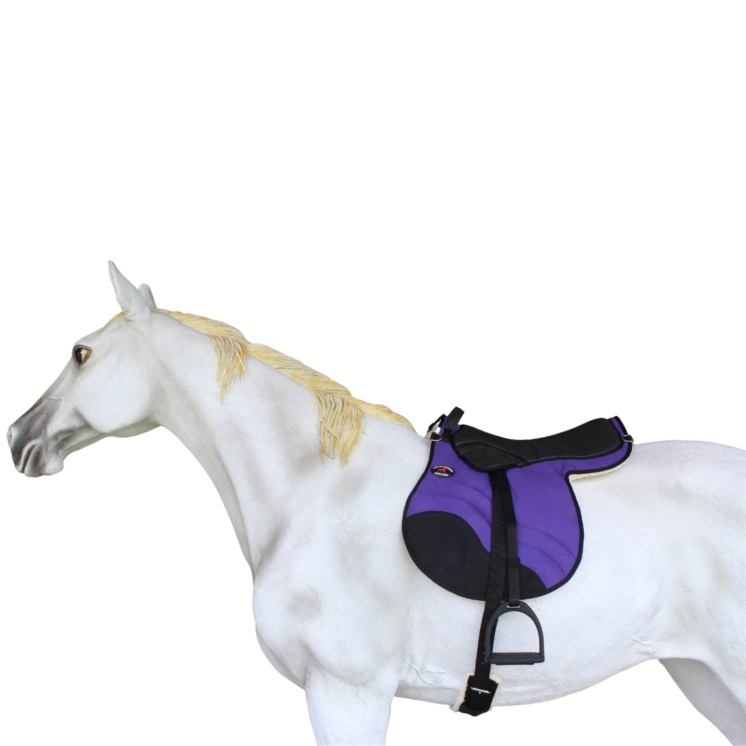 Horse English Western Trail Fleece Padded Adjustable Bareback Saddle Pad 39TS05 - 第 39/53 張圖片