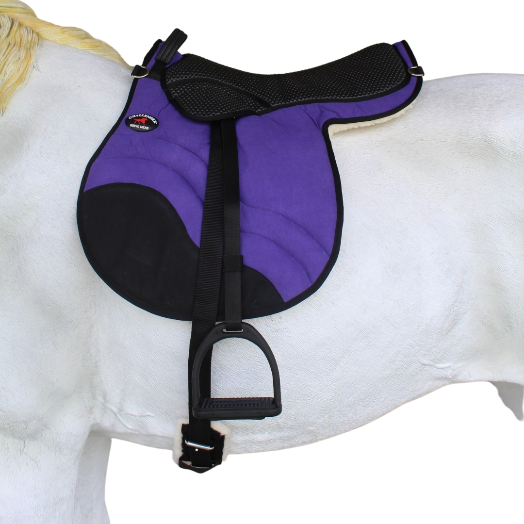 Horse English Western Trail Fleece Padded Adjustable Bareback Saddle Pad 39TS05 - 第 40/53 張圖片