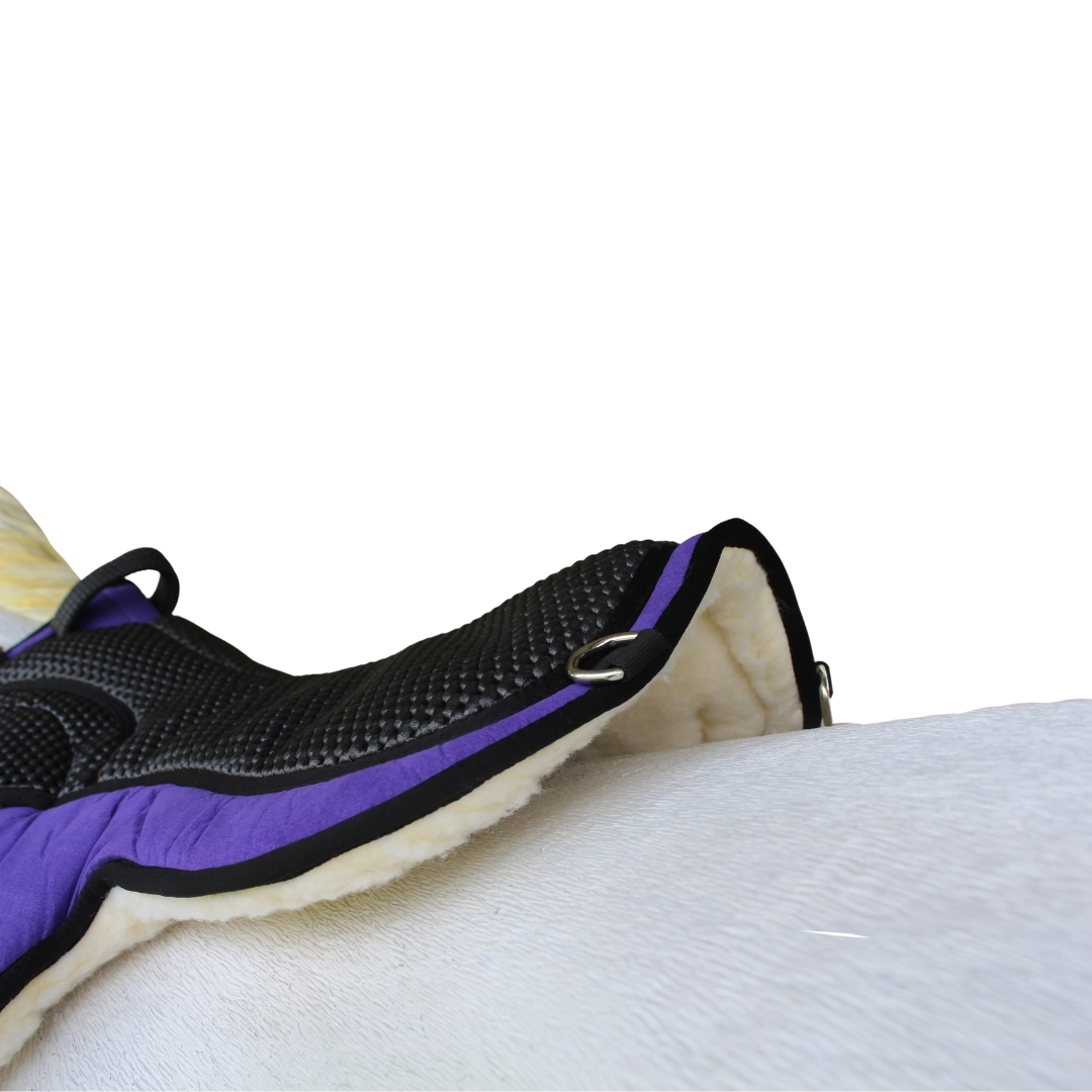 Horse English Western Trail Fleece Padded Adjustable Bareback Saddle Pad 39TS05 - 第 41/53 張圖片