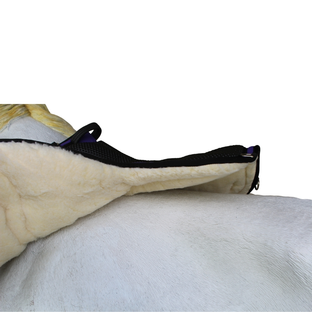 Horse English Western Trail Fleece Padded Adjustable Bareback Saddle Pad 39TS05 - 第 38/53 張圖片