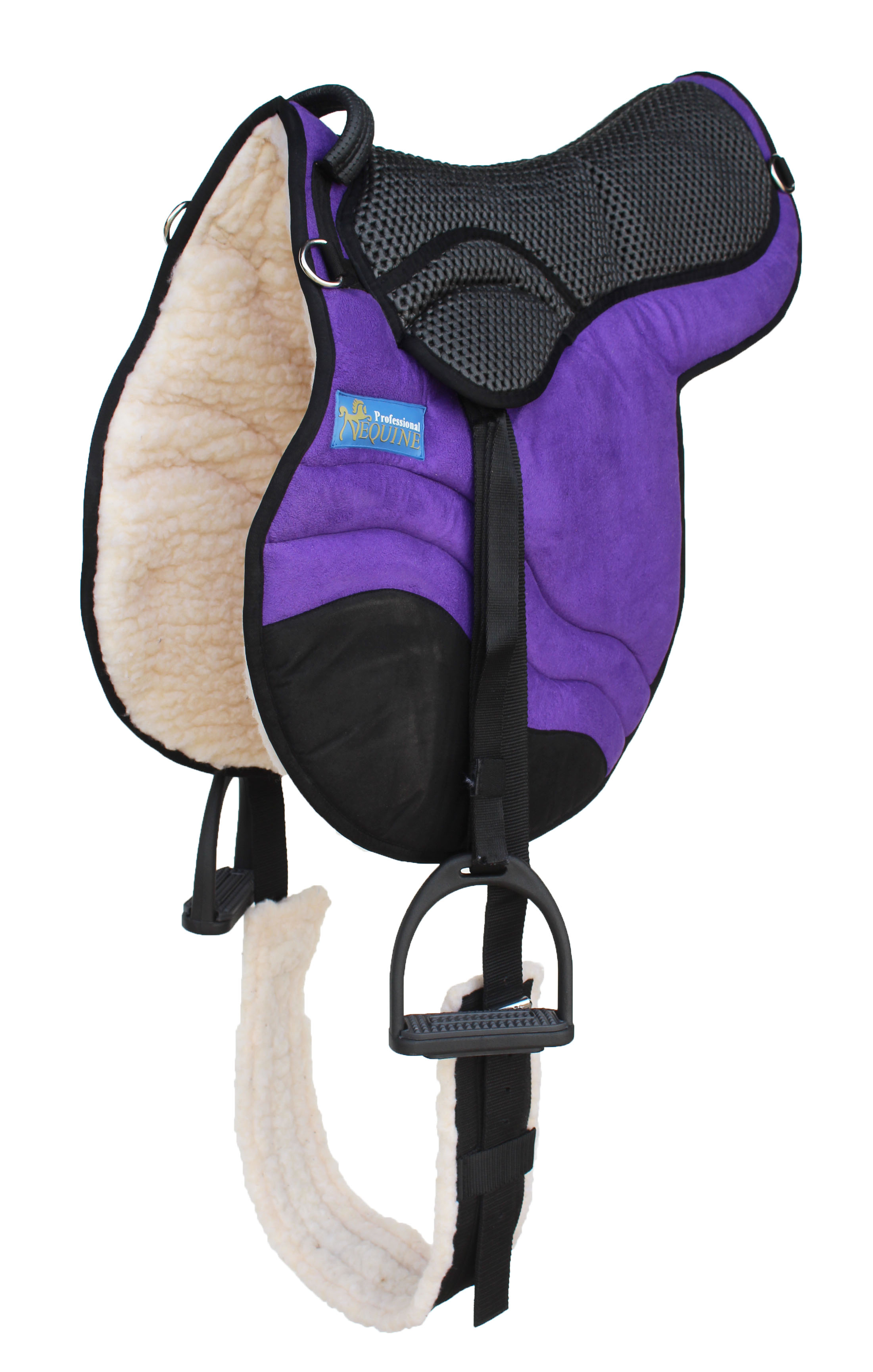 Horse English Western Trail Fleece Padded Adjustable Bareback Saddle Pad 39TS05 - 第 36/53 張圖片