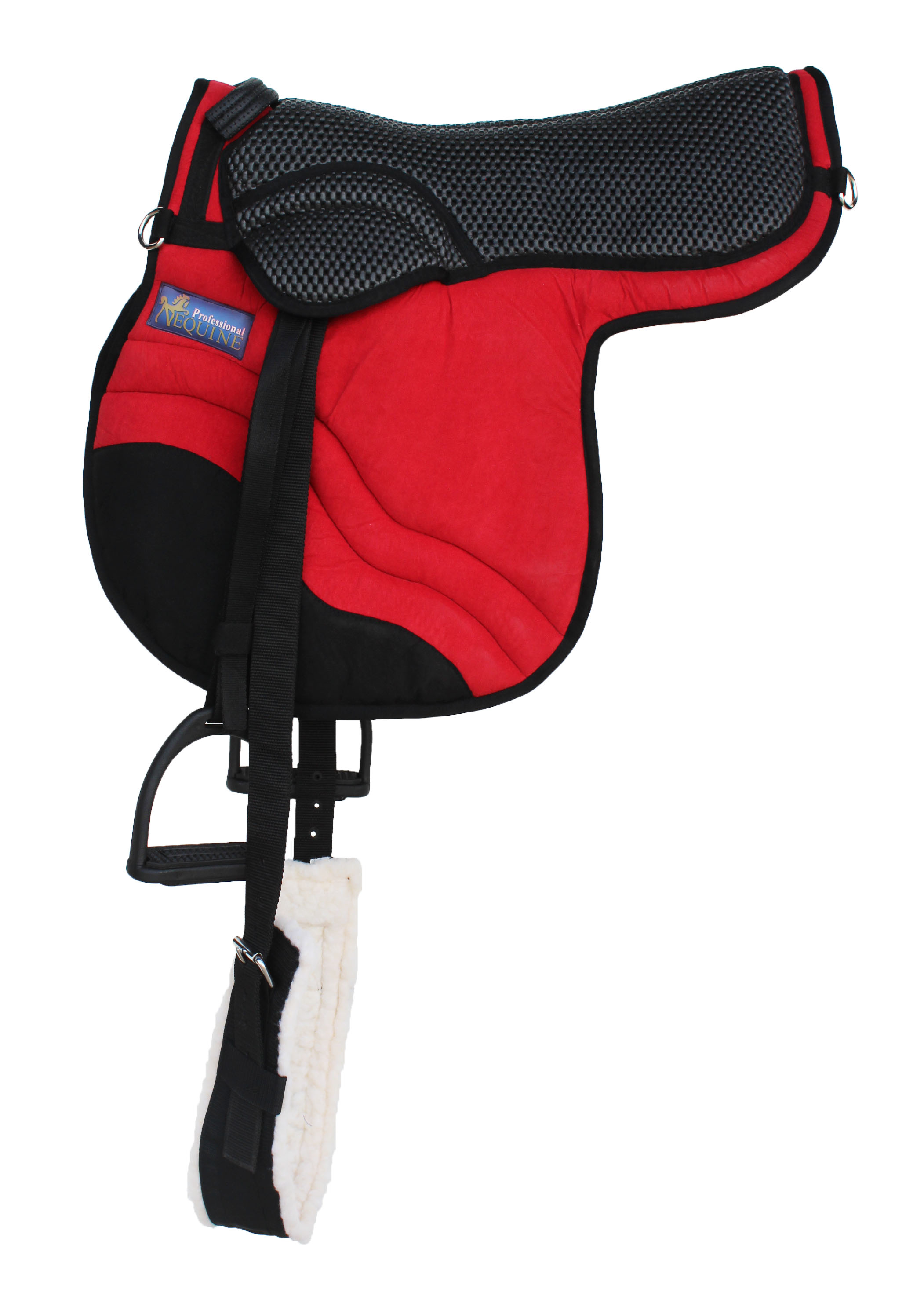 Horse English Western Trail Fleece Padded Adjustable Bareback Saddle Pad 39TS05 - 第 43/53 張圖片