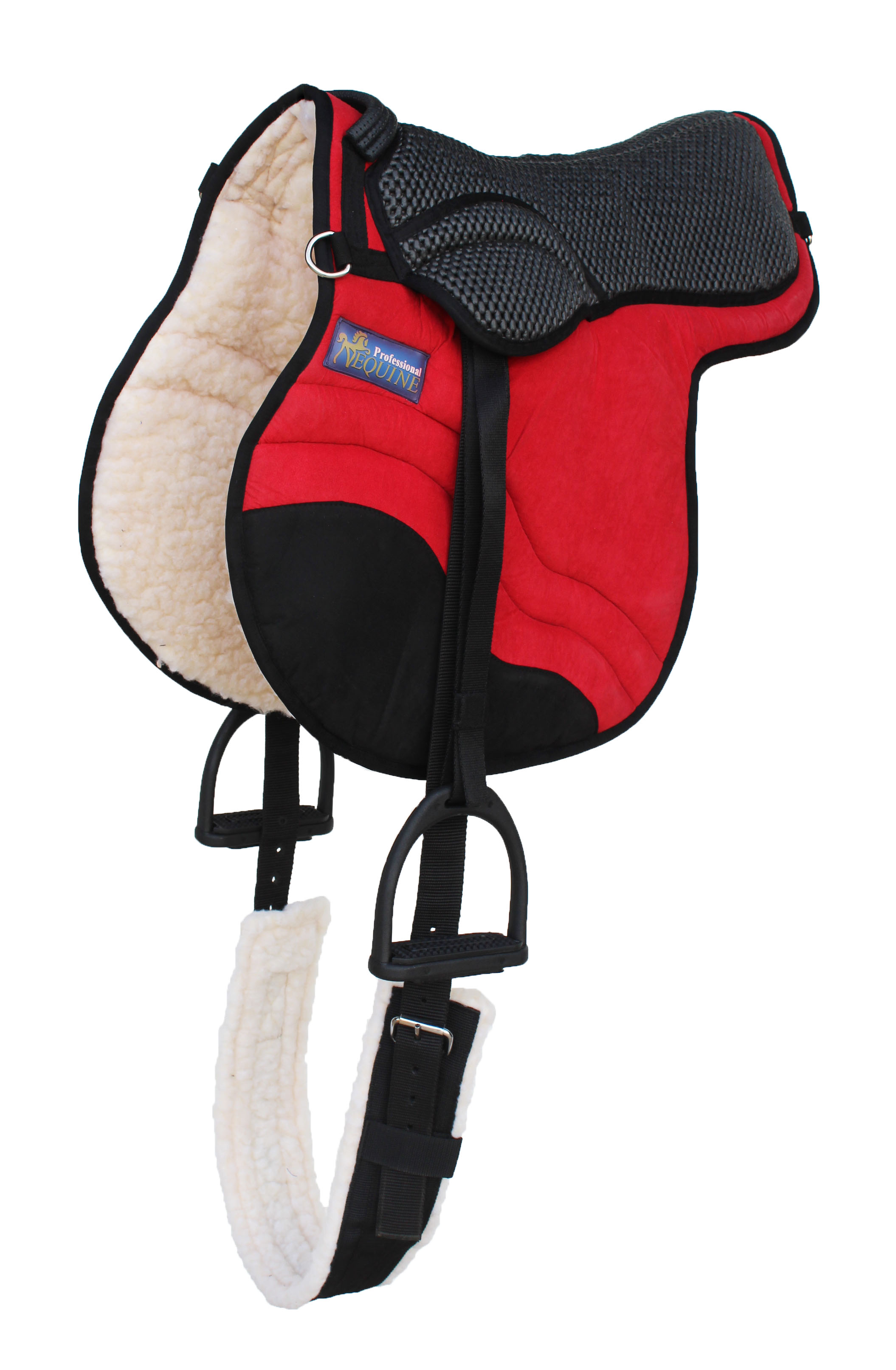 Horse English Western Trail Fleece Padded Adjustable Bareback Saddle Pad 39TS05 - 第 42/53 張圖片