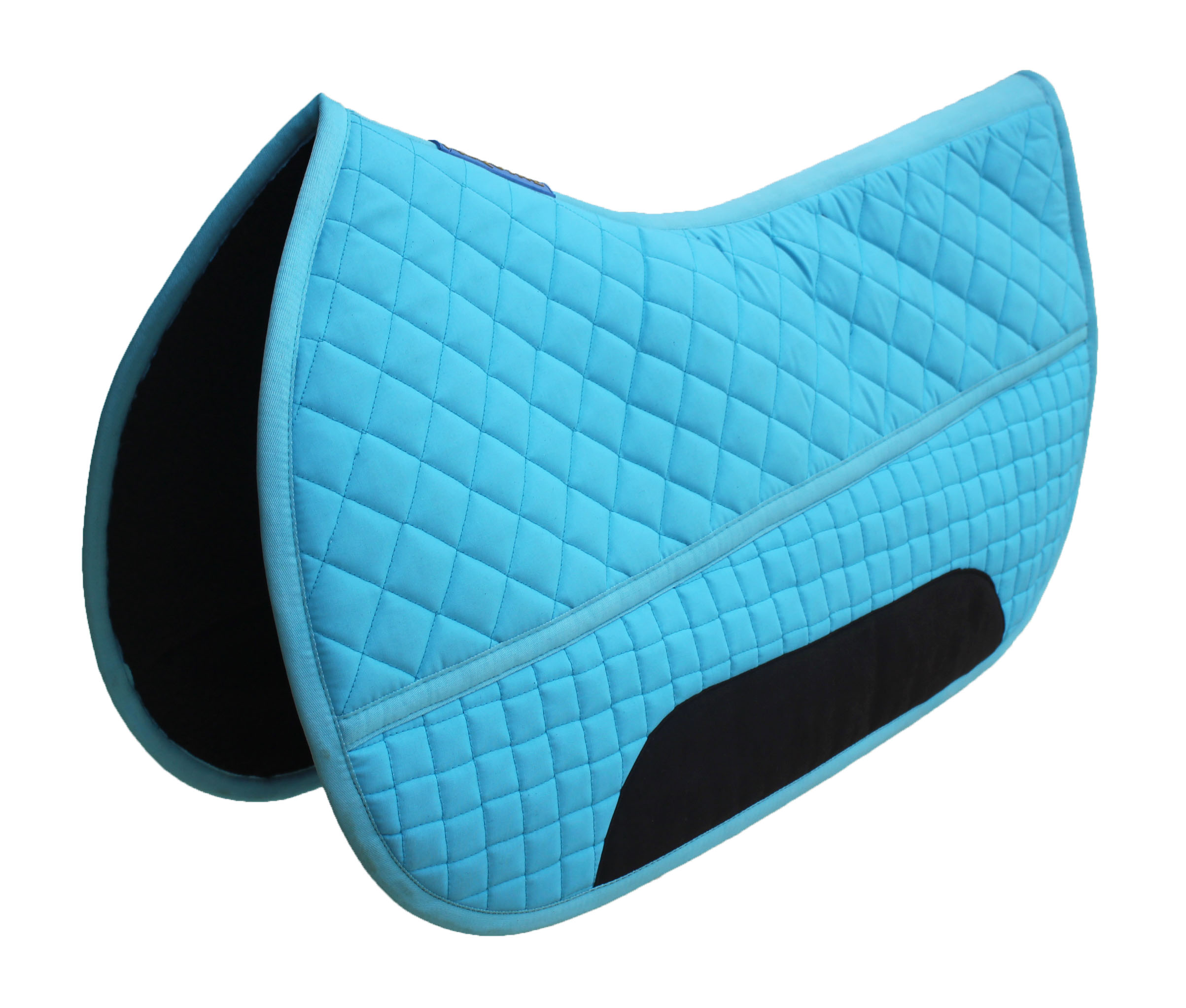 Horse SADDLE PAD Horse 26" x 16" Contoured Fleece Lined Quilted Western 39TS10 - Bild 16 von 20