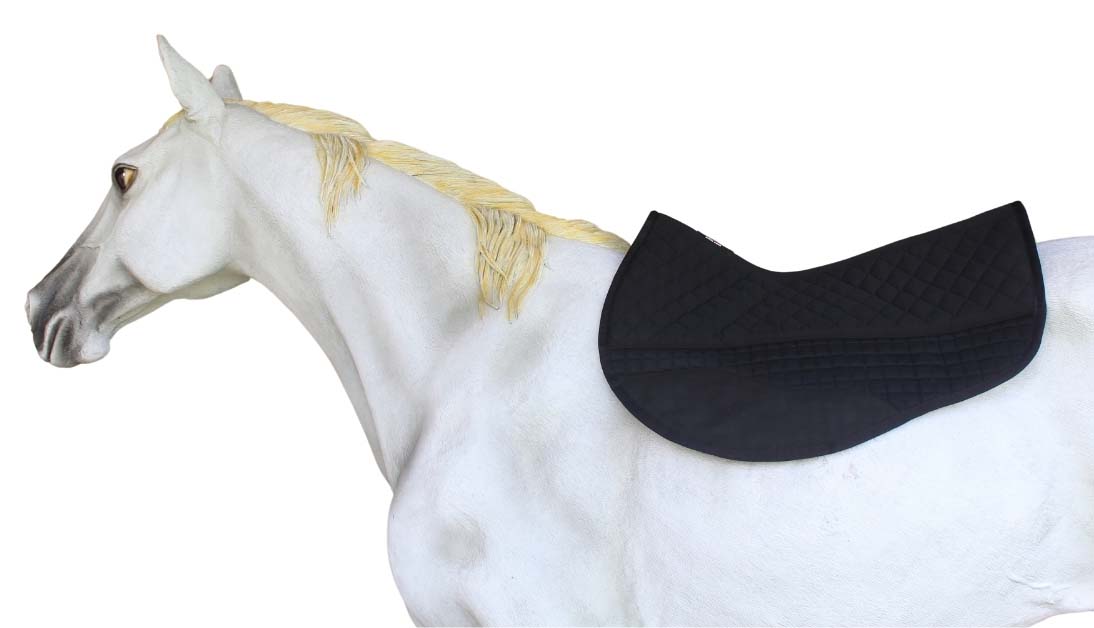 Horse Western Quilted Fleece Lined Contoured Barrel Schabracke Black 39TS11 - Bild 9 von 30