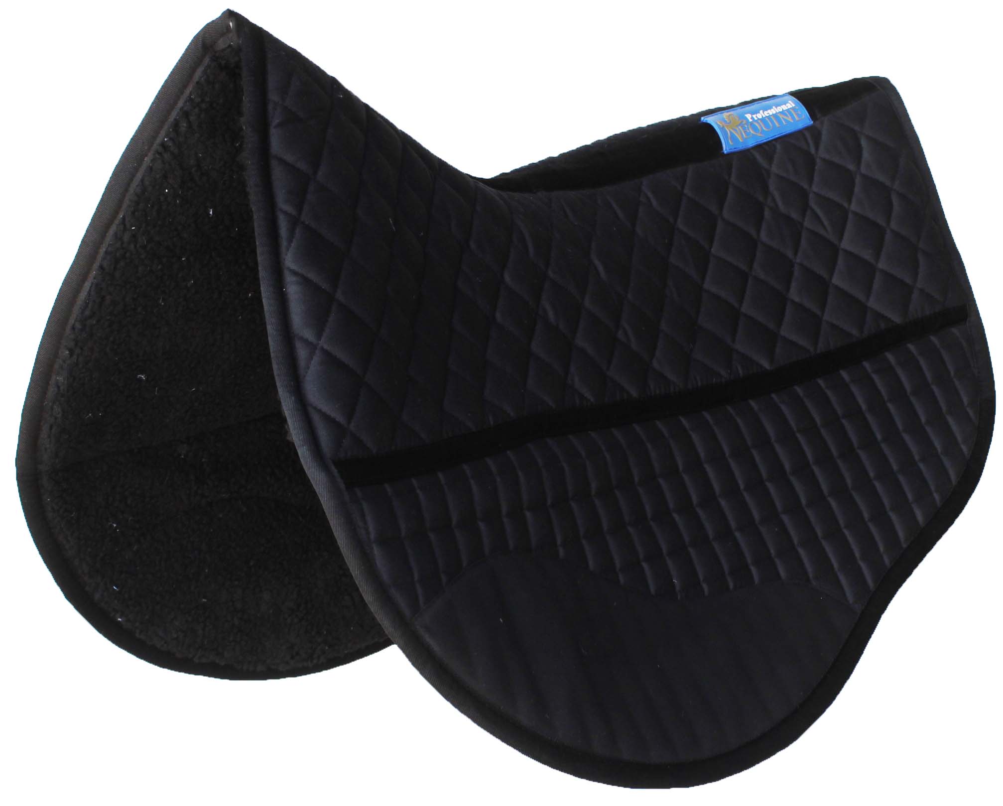 Horse Western Quilted Fleece Lined Contoured Barrel Schabracke Black 39TS11 - Bild 6 von 30