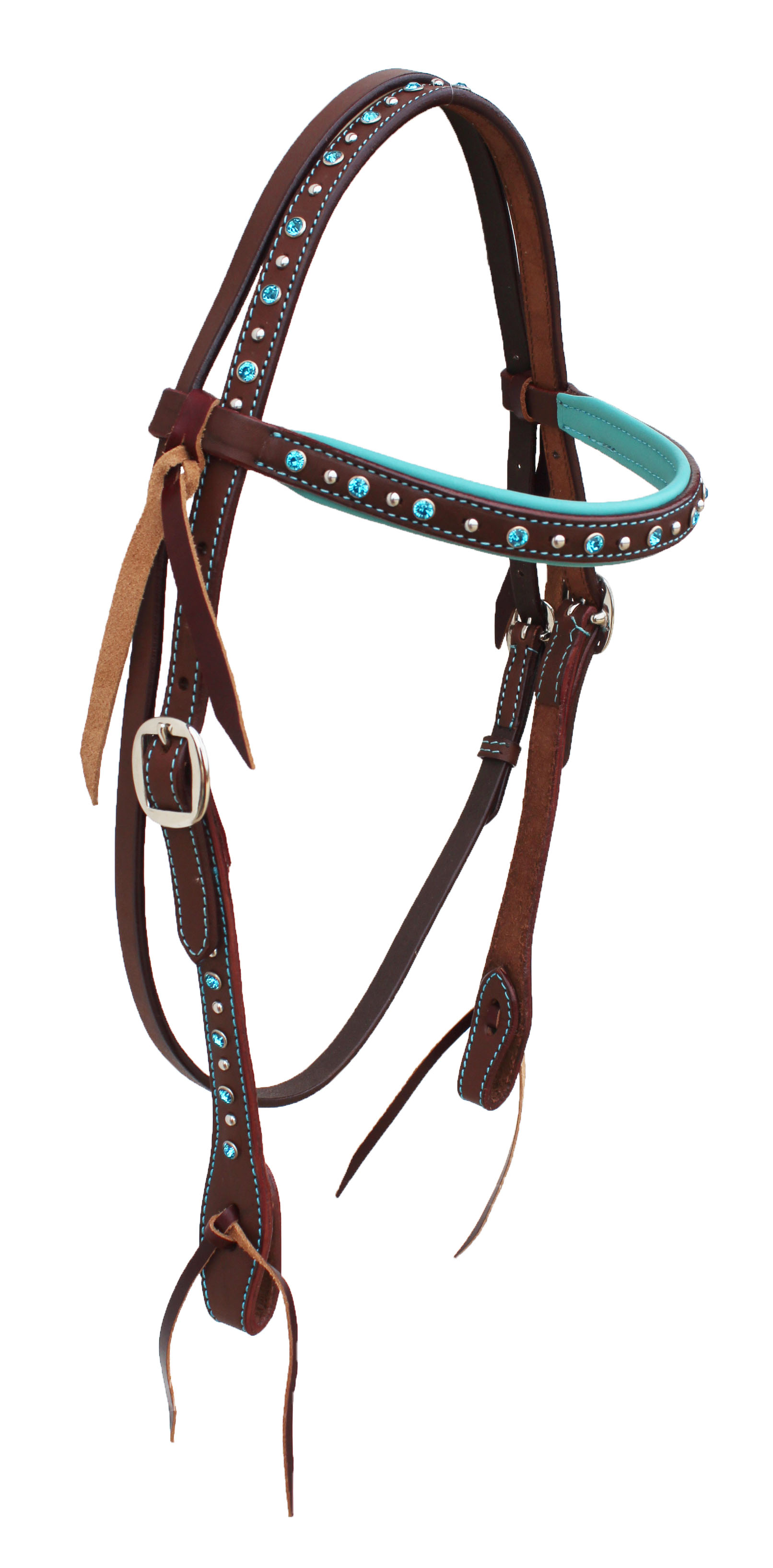 Bride Et Collier Western – Challenger – Turquoise Et Beige – Taille Cheval – 78197HB1